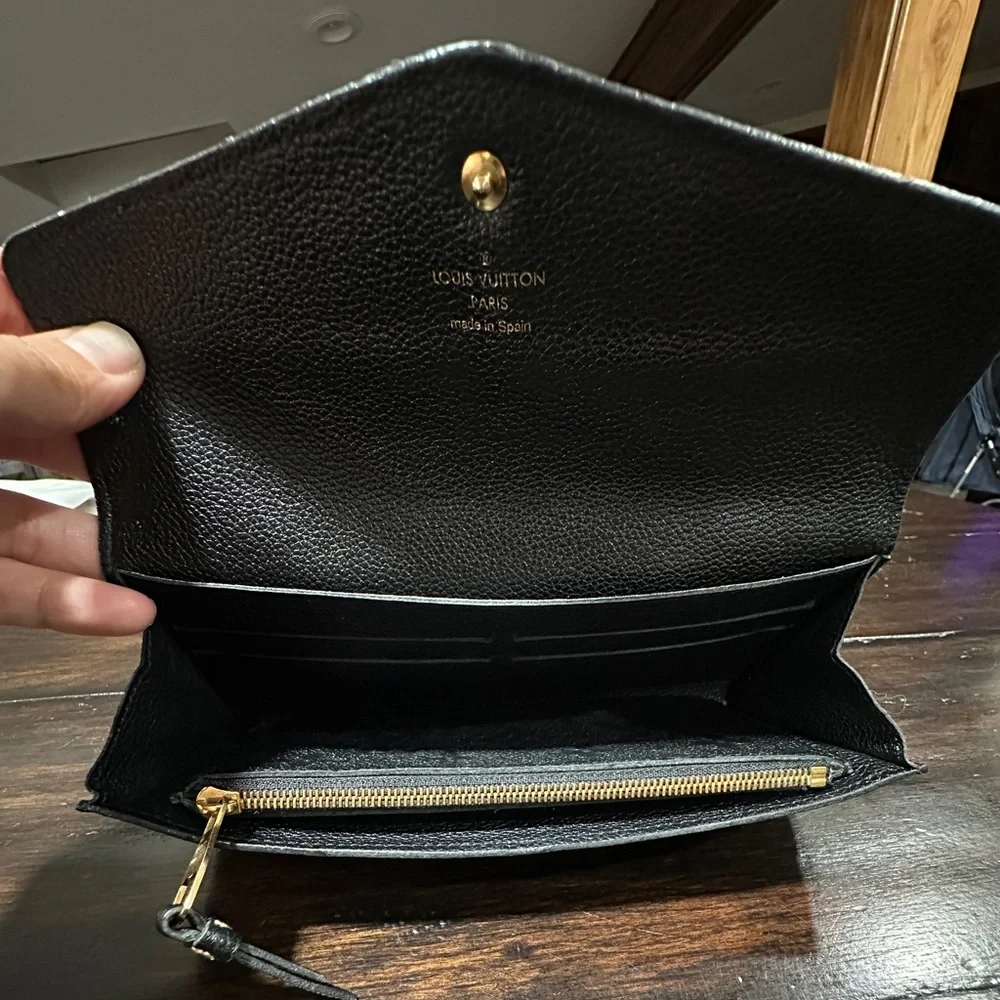 Authentic Louis Vuitton Monogram Empriente Curieuse Wallet w Original Zip Pouch